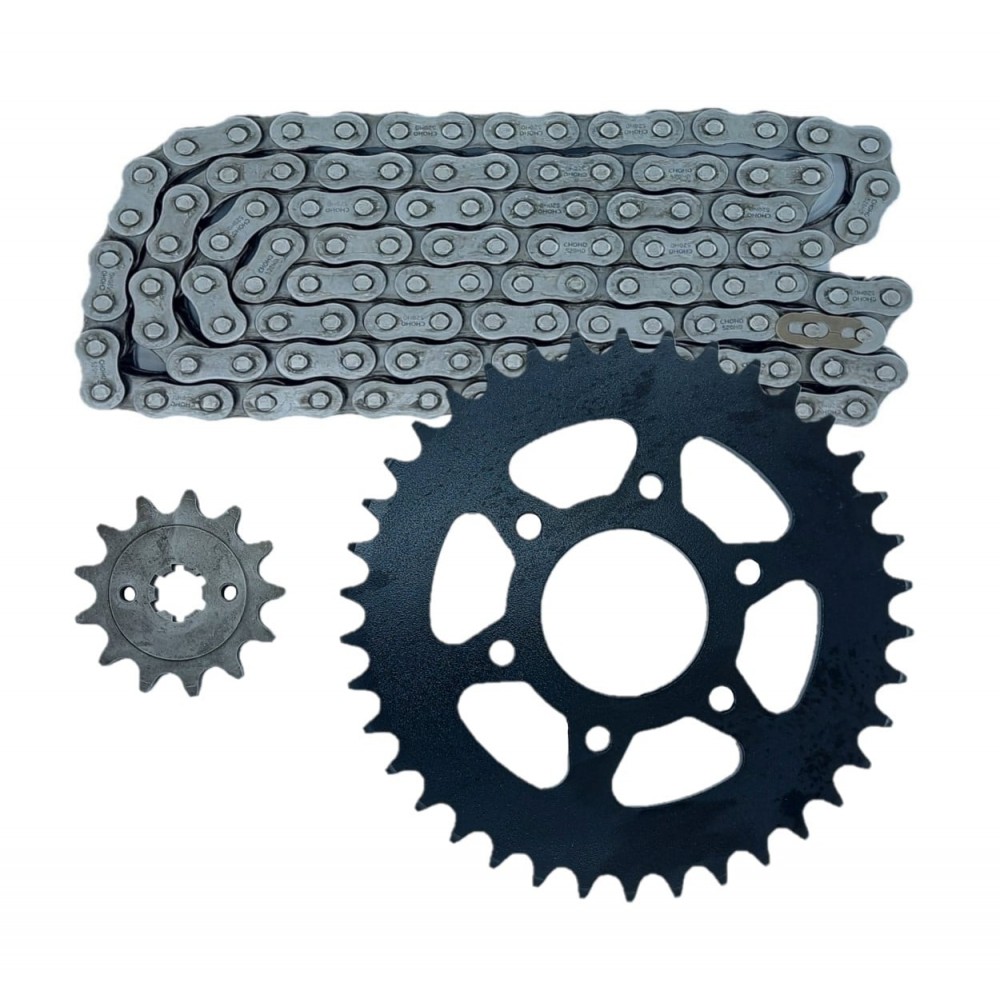 PULSAR NS 200 &Ouml;N-ARKA DİŞLİ ZİNCİR SET RİALLİ 520-104L 39-14T