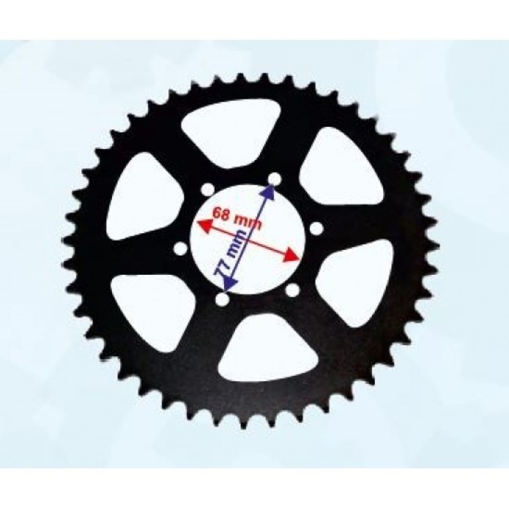 RX3 EVO ARKA DİŞLİ 520-42T İ&Ccedil; 68 mm 6 DELİKLİ &Ouml;M