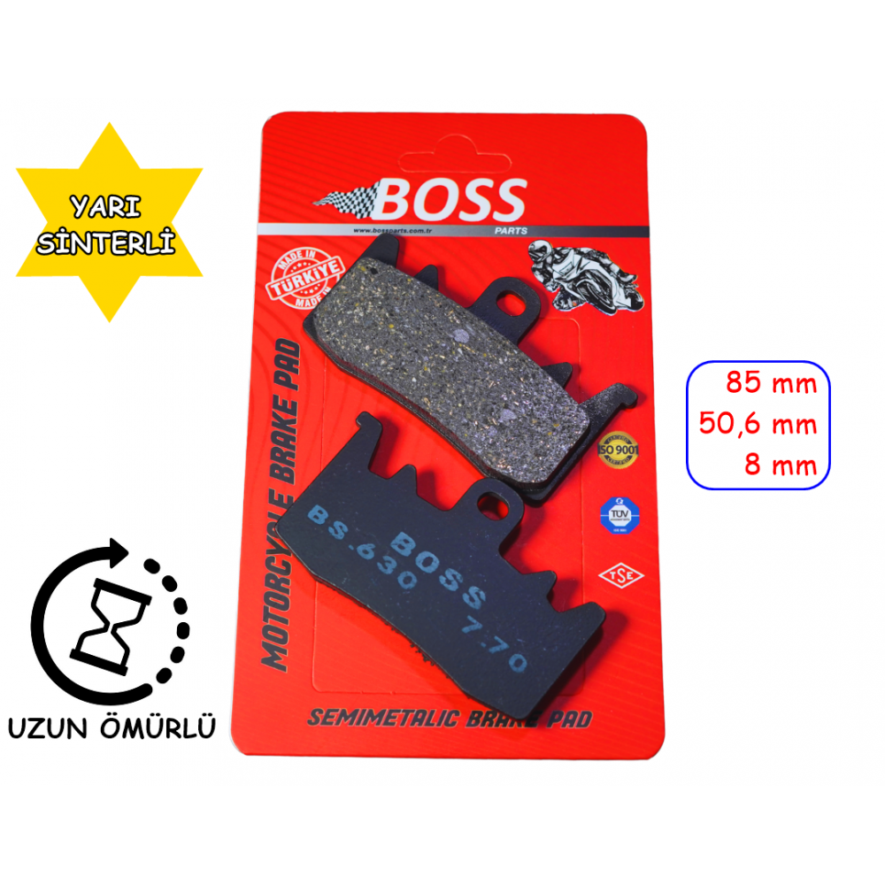 CF SR450 &Ouml;N FREN DİSK BALATASI BOSS FA630