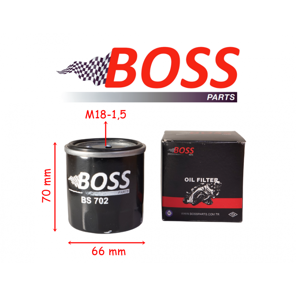 CF 650NK 650MT 450SR YAĞ FİLTRESİ BOSS BS0702 HF682 66-70-M18-1,5