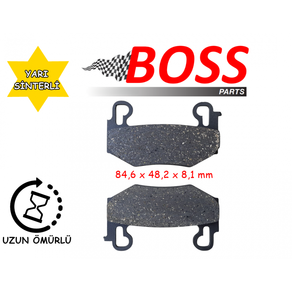 BMW R 1300 GS &Ouml;N FREN DİSK BALATASI (2023-24) BOSS BS909 (FA779)