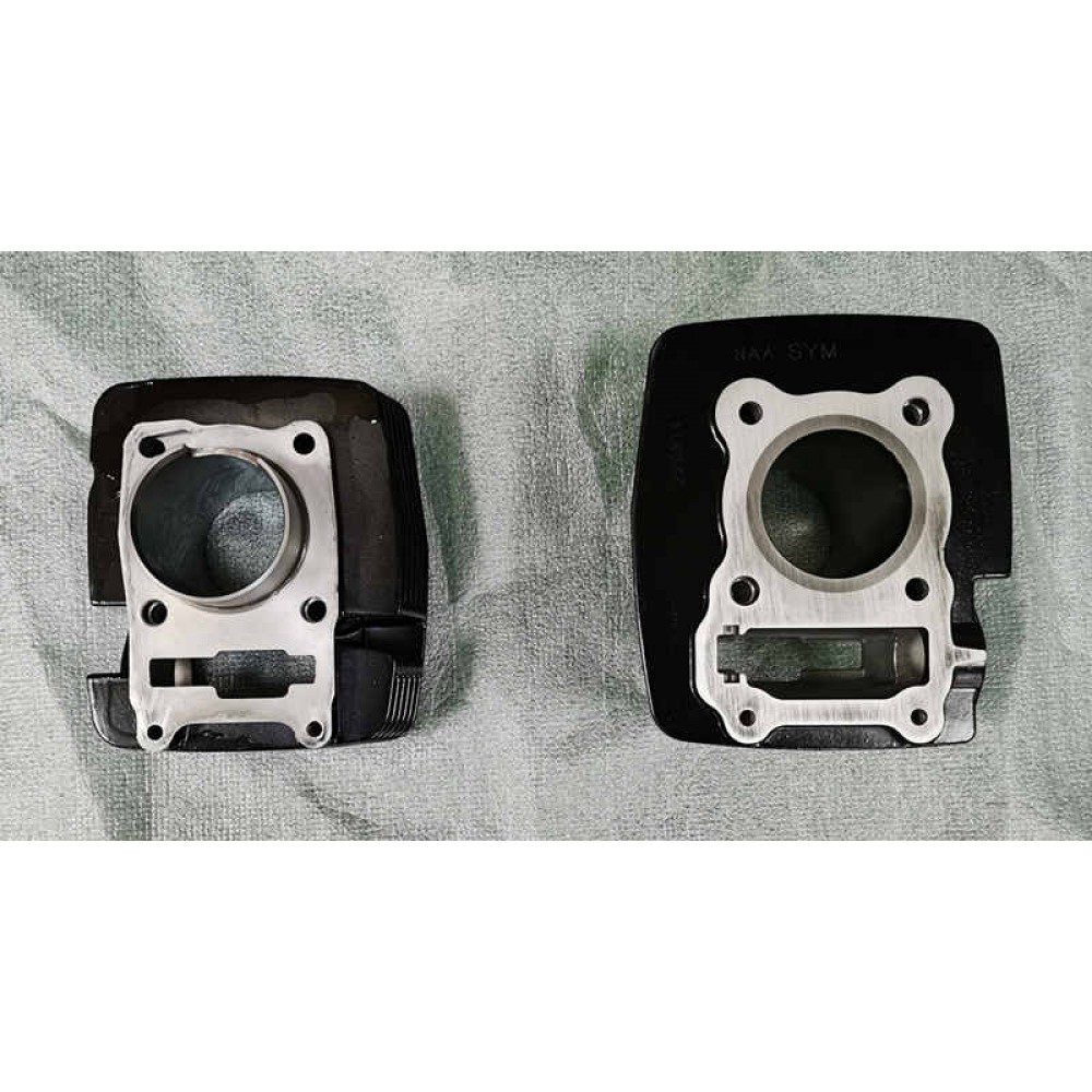 SYM NH X 125 ABS SILINDIR CIPLAK BOS PETEK KC_SIYAH_MAT_KC-BK-007U