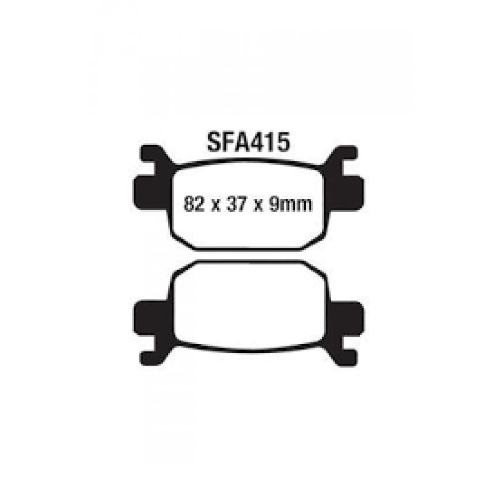 RKS NEWLİGHT 125 ARKA FREN DİSK BALATASI SFA415 RKS NEWLİGHT 125 PRO; ARORA MAX-T,BEATRİX; KANUNİ SEHA 125-150