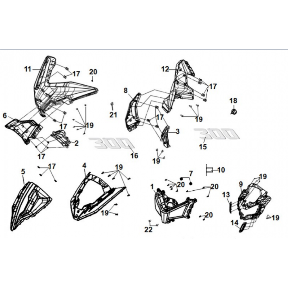 SYM 300 ADX AYDINLATMA ON FAR