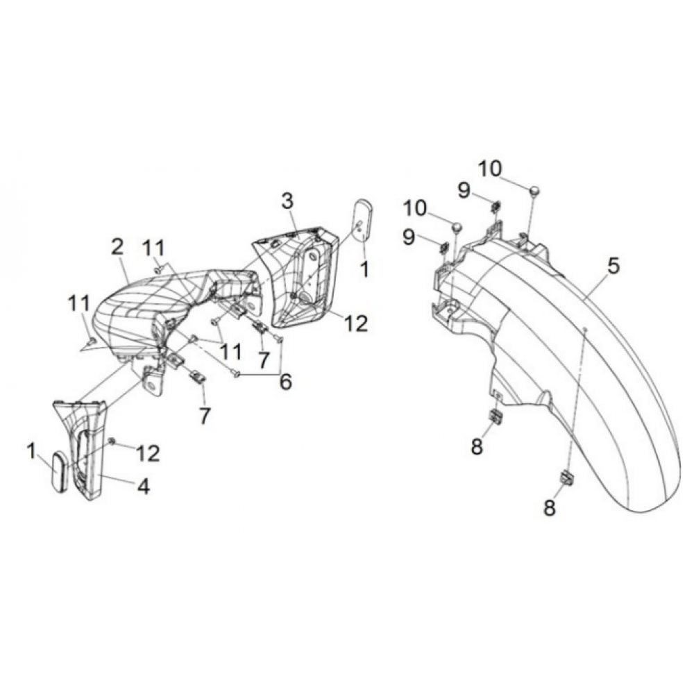 SYM 300 ADX CAMURLUK ON DEKOR KAPAGI ON SAG