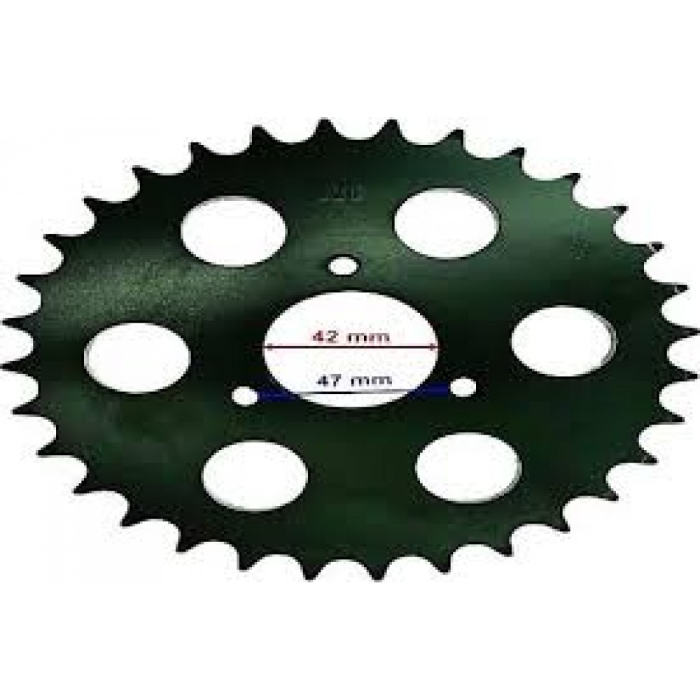 ATV KANUNİ ARKA DİŞLİ 530-32T İÇ 42 mm 3 DELİKLİ IND ÖM