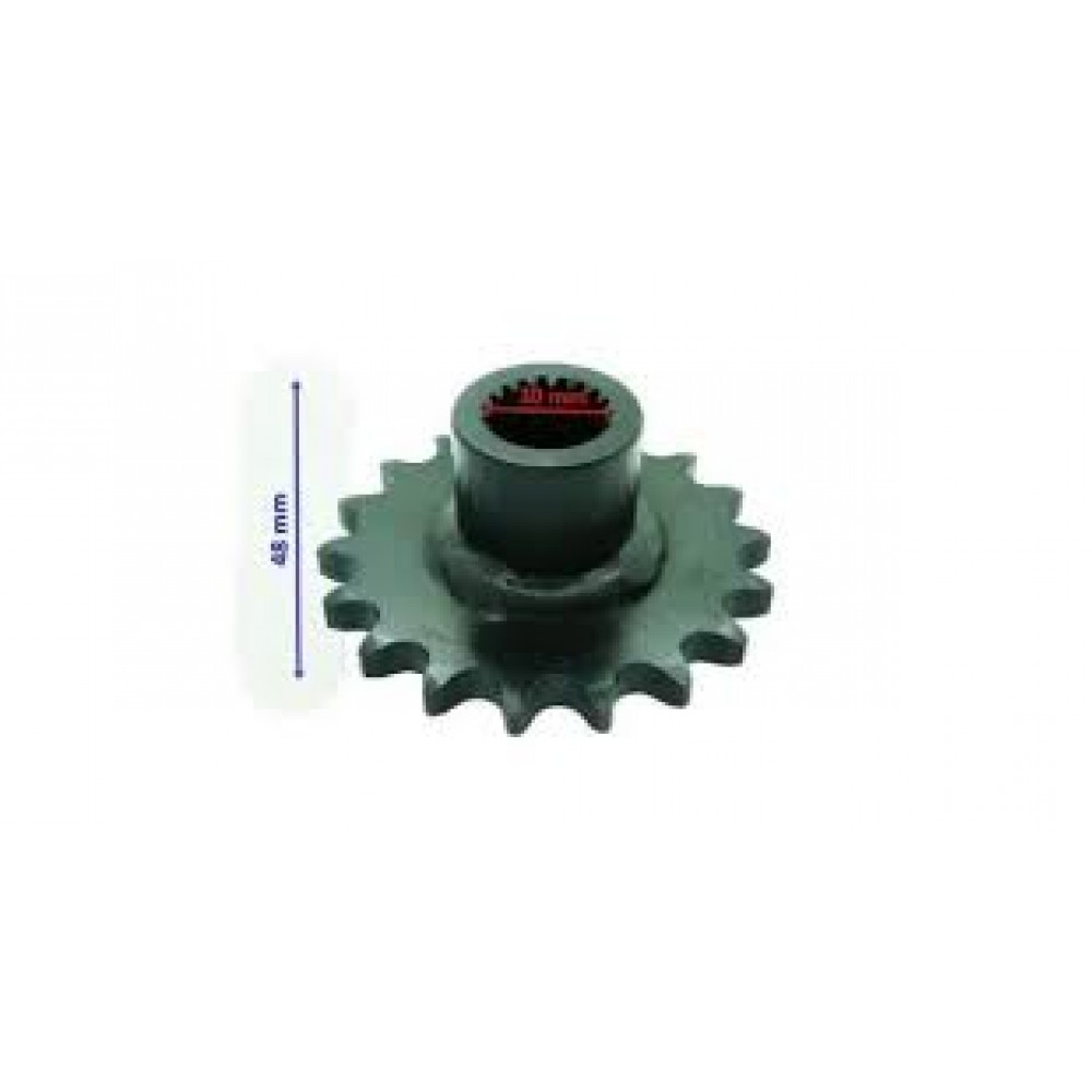 ATV ÖN DİŞLİ 428-18T İÇ 20 mm UZUNLUK 48 mm M ÖM