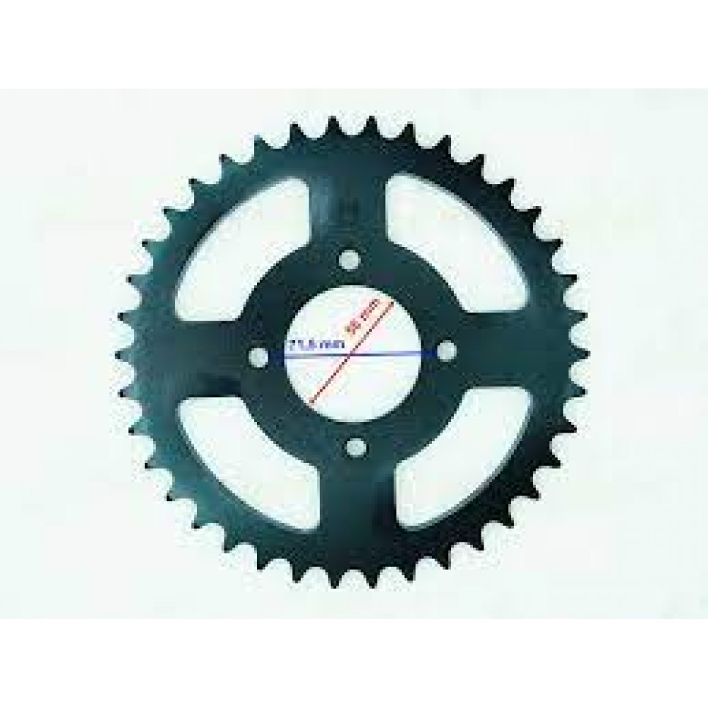 ATV ARKA DİŞLİ 530-45T İÇ 58 mm 4 DELİKLİ IND ÖM