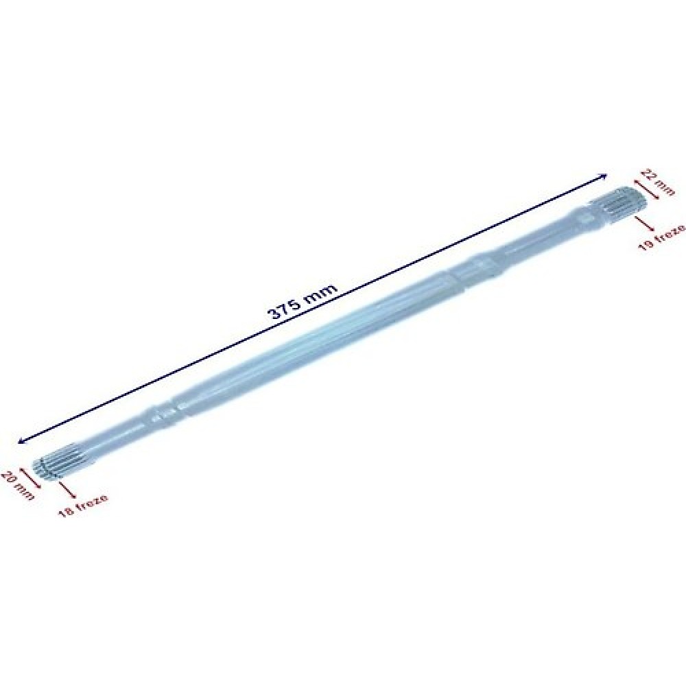 ATV 700 AKS DİFRANSİYELLİ 375 mm 18-19 FREZE ÖM