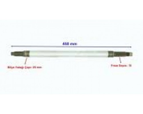 RABBİT 3 TEKERLİ ARKA AKS 450mm 6-18 FREZE ÖM RABBİT 3 TEKERLİ ARKA AKS 450mm 6-18 FREZE ÖM