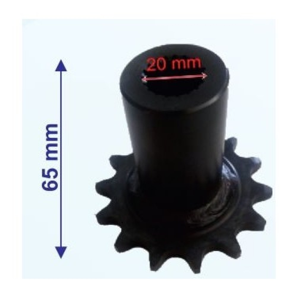 ATV ÖN DİŞLİ 520-14T İÇ 20 mm UZUNLUK 65 mm TM ÖM