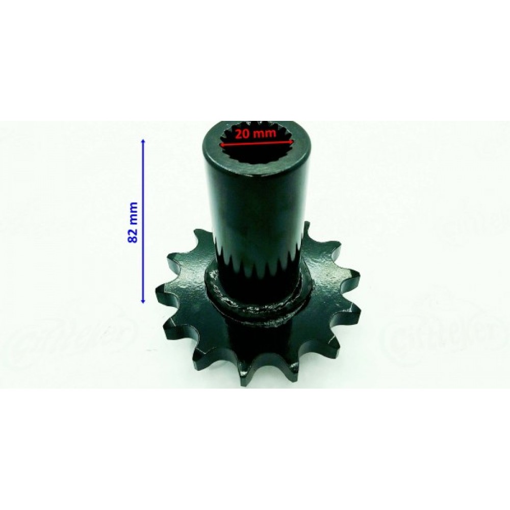 ATV ÖN DİŞLİ 530-14T İÇ 20 mm UZUNLUK 82 mm TM ÖM