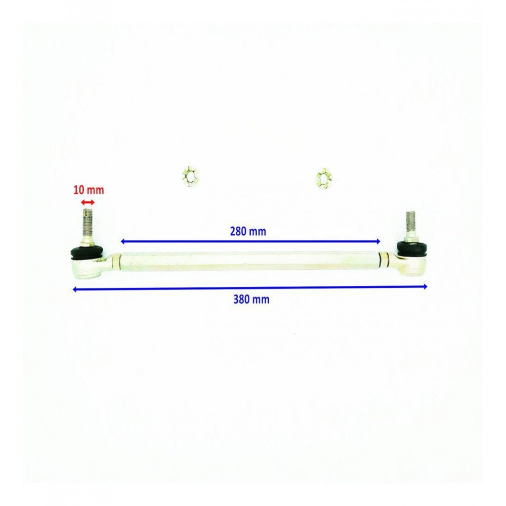 ATV ROT MİLİ KOMPLE DÜZ 280 mm