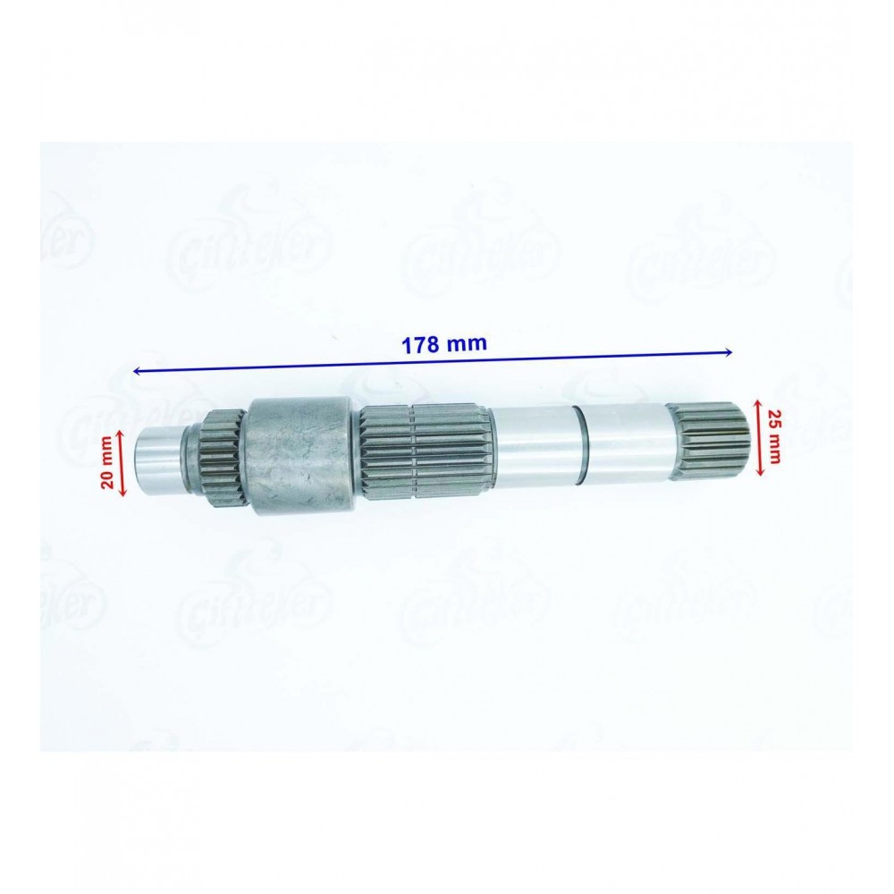 KAR MOTORU ŞANZIMAN ÇIKIŞ MİLİ 178 mm ÖM