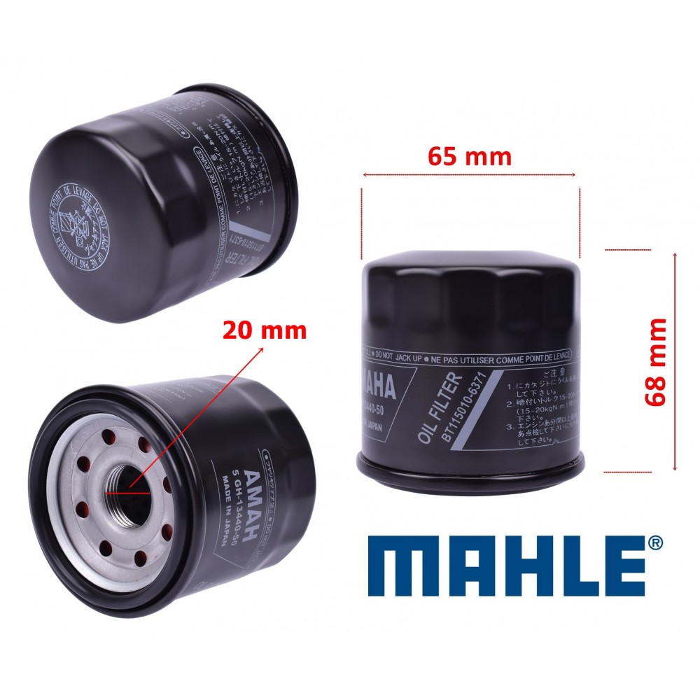 YAĞ FİLTRESİ HF204 MAHLE OC 1081 HONDA FORZA 250-300 NC 700-750 CBR 600