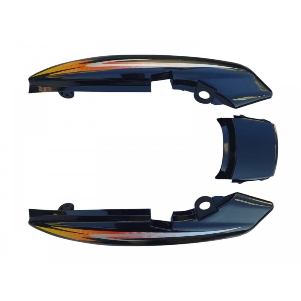 KANUNİ WİNDY S125 SELE GRANAJI 3 PAR&Ccedil;A SİYAH