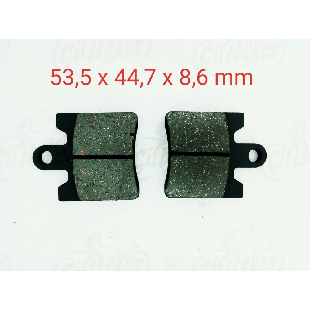 ARKA FREN DİSK BALATASI FA063 SUZUKİ GS 500-GSF 600-RF 600-GSXR 600(97-00)-GSXR 1300(99-07)