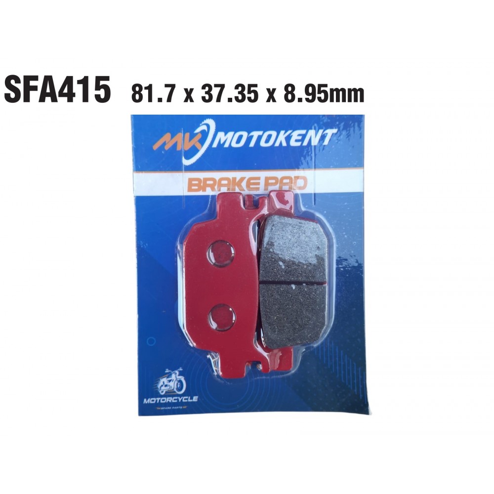 BUCCANEER 250i - NEVADA 250i ARKA FREN DİSK BALATASI SFA415 A KALİTE BUCCANEER 250i - NEVADA 250i ARKA FREN DİSK BALATASI SFA415 A KALİTE