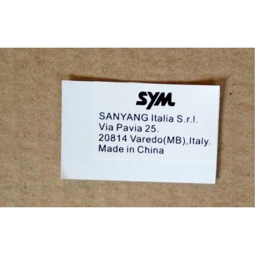 SYM SYMPHONY 125 ST E LOGO STICKER SYM SYMPHONY 125 ST E LOGO STICKER