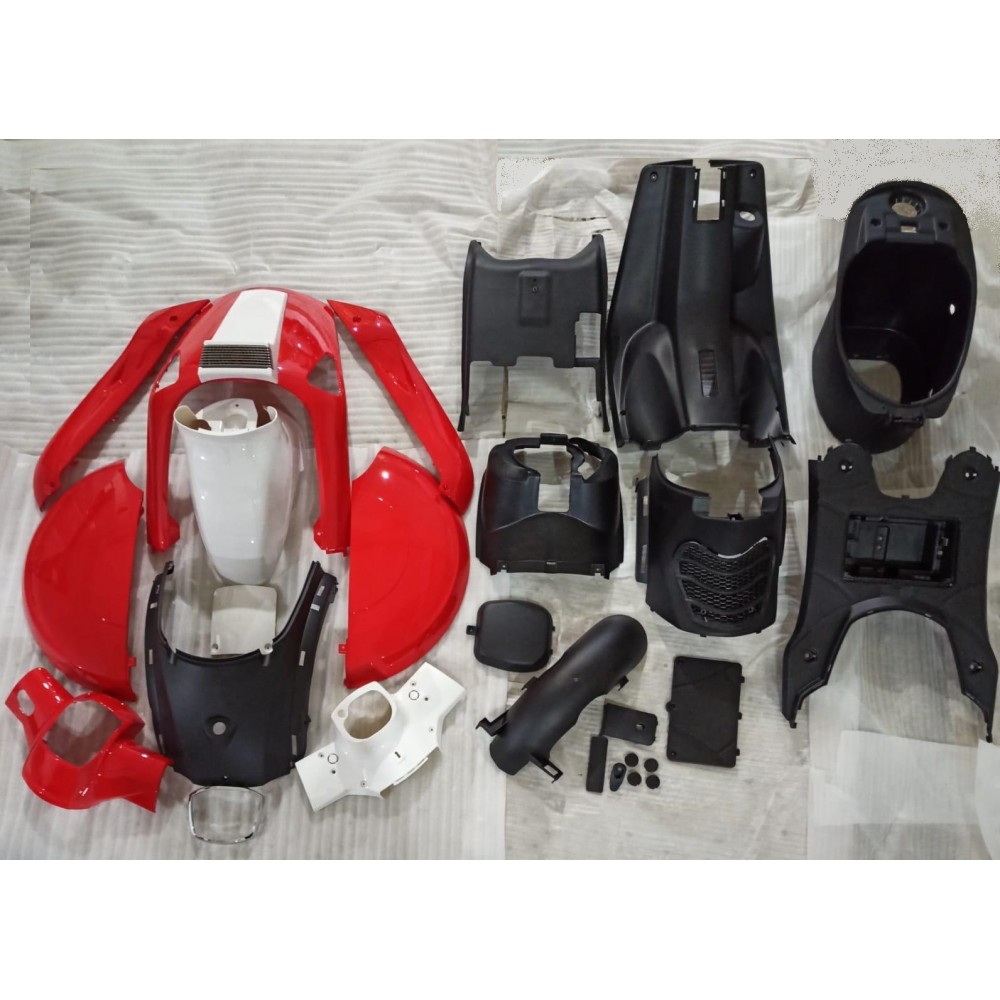 SCOOTER REVİVAL 50 KAPORTA KIRMIZI 25 PARÇA SET
