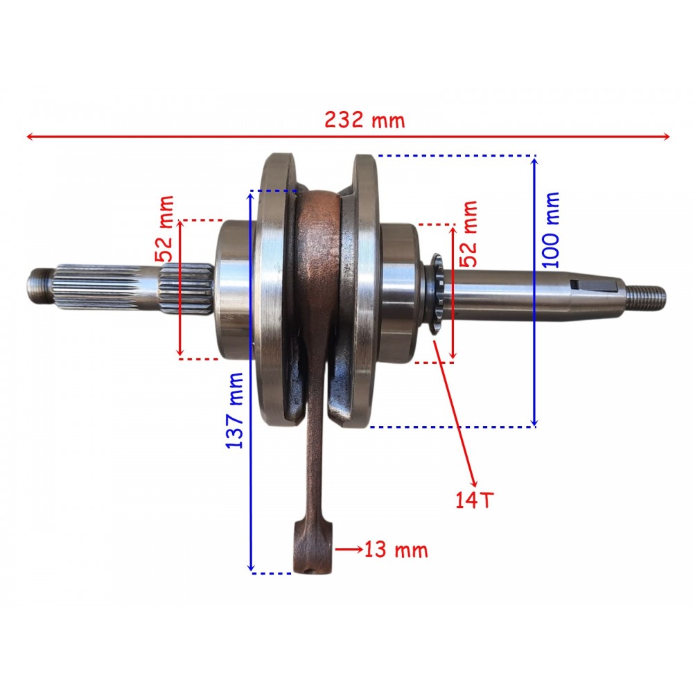 CUB LİFAN PONY KRANK KOMPLE