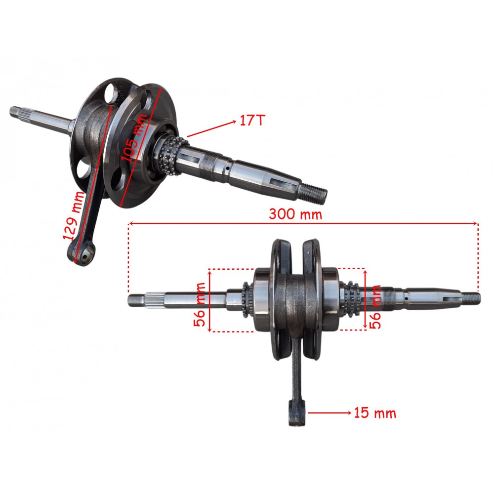 SALCANO ASTRO 125 KRANK 15 PİM SALCANO ASTRO 125 KRANK 15 PİM