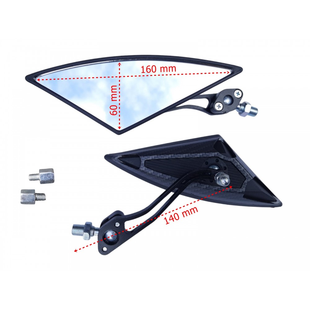 AYNA &Uuml;&Ccedil;GEN MODİFİYE KARBON 8-10 mm