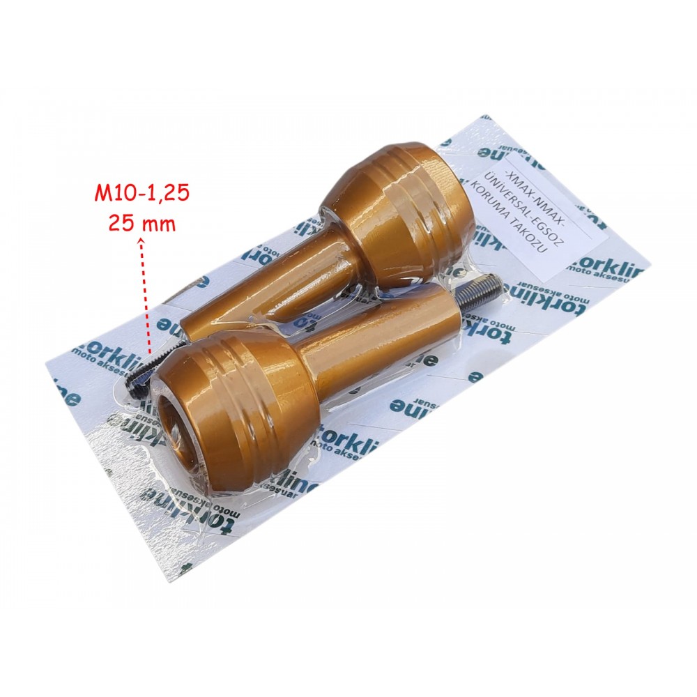 EGZOZ KORUMA TAKOZU AL&Uuml;MİNYUM 25 mm MAVİ 2 Lİ