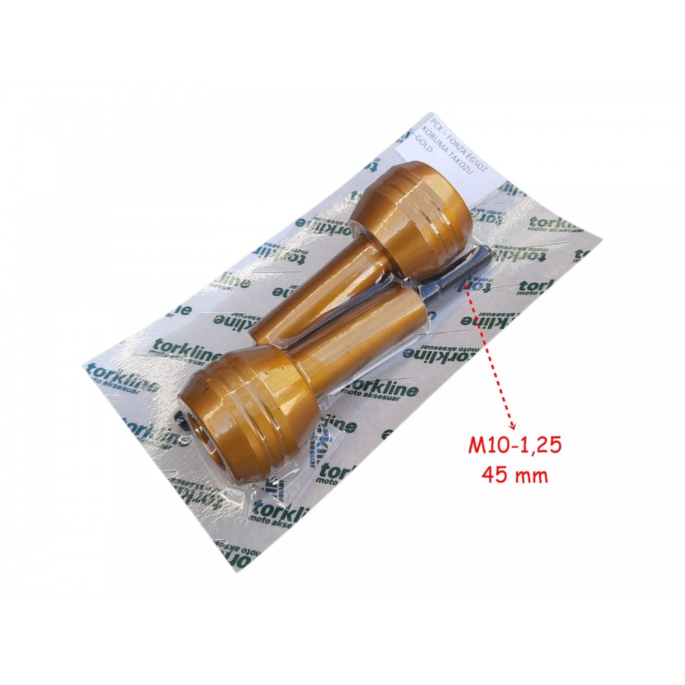 EGZOZ KORUMA TAKOZU AL&Uuml;MİNYUM 45 mm GOLD 2 Lİ