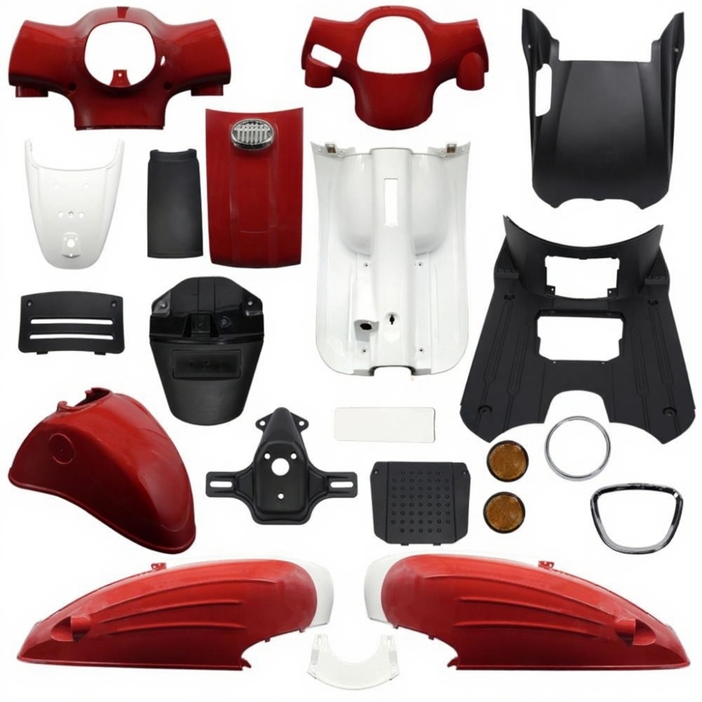 TURİSMO 50İ KAPORTA SETİ KIRMIZI 21 PAR&Ccedil;A