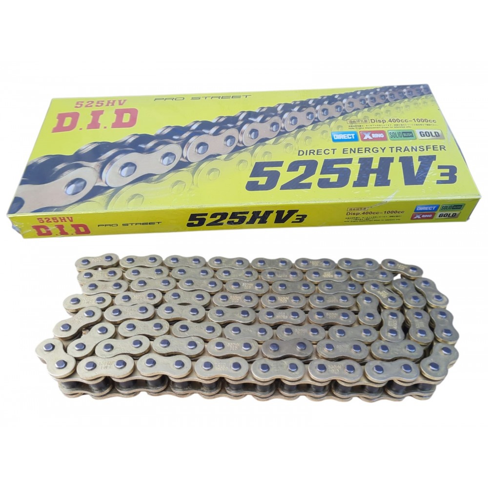 ZİNCİR O-RİNGLİ 525HV 120L DID GOLD İTH