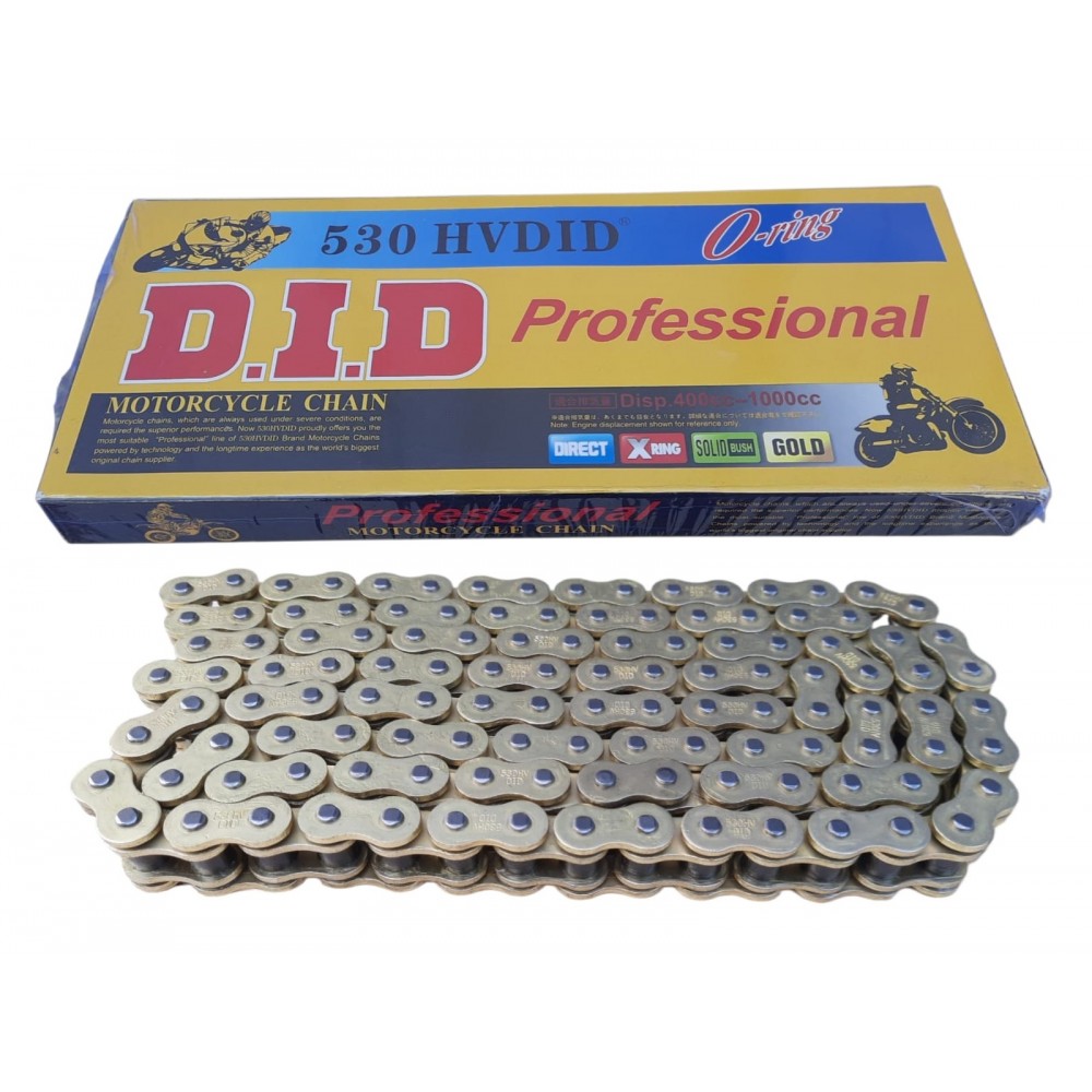 ZİNCİR O-RİNGLİ 530HV 120L DID GOLD İTH