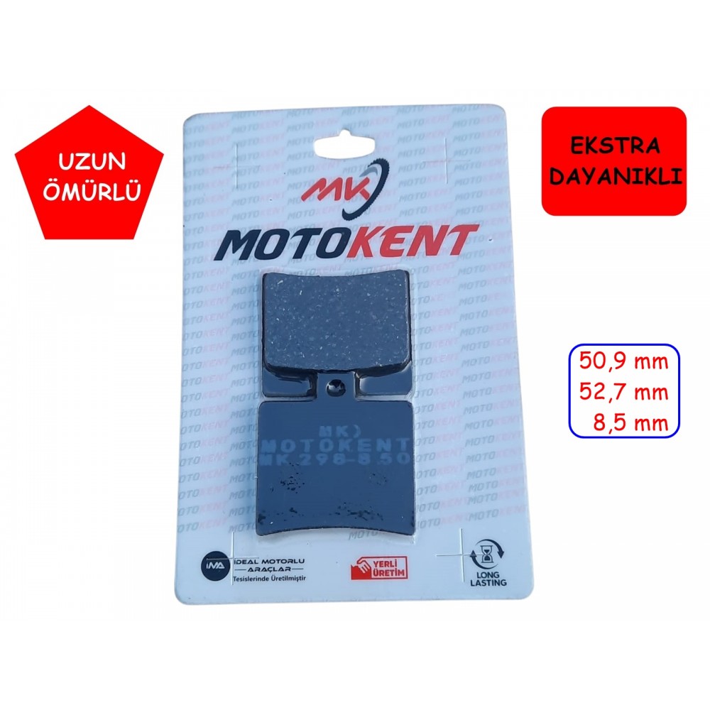 RKS TİTANİC 150-200 ARKA FREN DİSK BALATASI FA298 MTK RKS TİTANİC 150-200 ARKA FREN DİSK BALATASI FA298 MTK