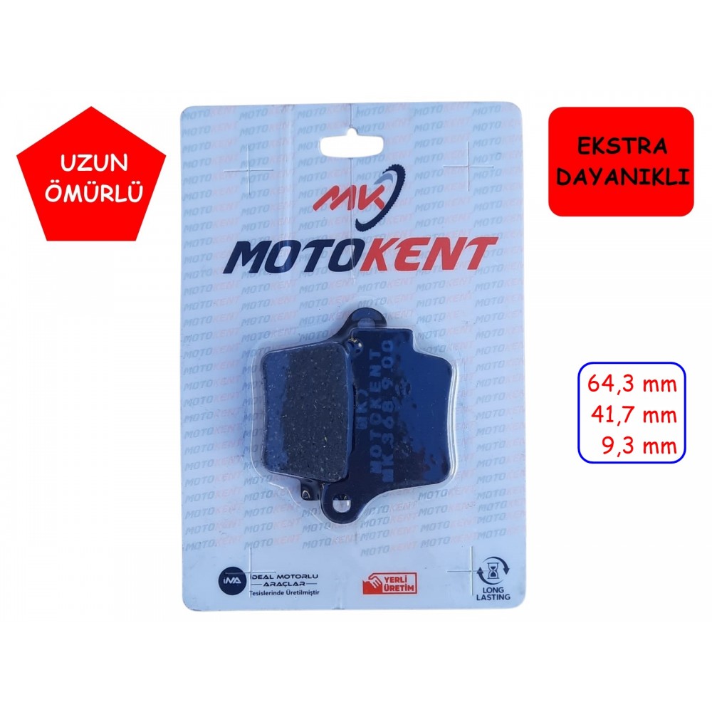 ARKA FREN DİSK BALATASI FA368 MTK KTM EXC125-250-350-450-500-530 HUSQVARNA TE 250-300 FE 250-350