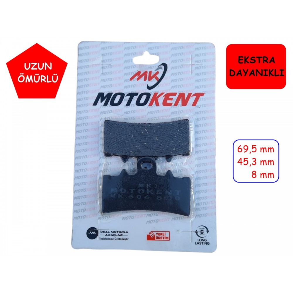 &Ouml;N FREN DİSK BALATASI FA606 MTK BAJAJ DOMİNAR 250-400 KTM RC DUKE 125-200-390