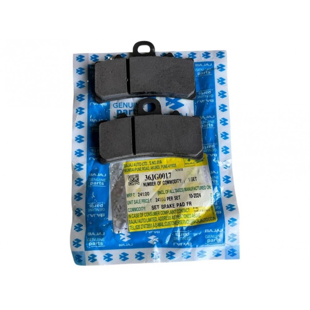 BAJAJ DOMİNAR 250-400 &Ouml;N FREN DİSK BALATASI 36JG0017 FA606