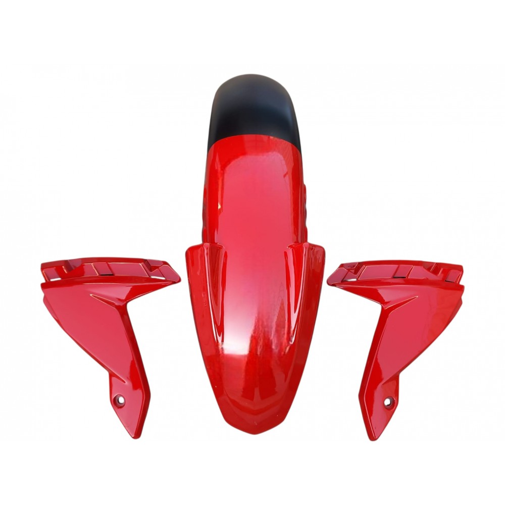 TVS APACHE RTR200 &Ouml;N &Ccedil;AMURLUK KIRMIZI HN 3 PAR&Ccedil;A