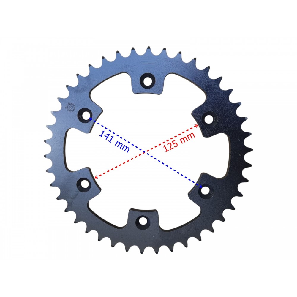 CF SR 450 ARKA DİŞLİ 520-45T İ&Ccedil; 125 mm 6 DELİKLİ &Ouml;M