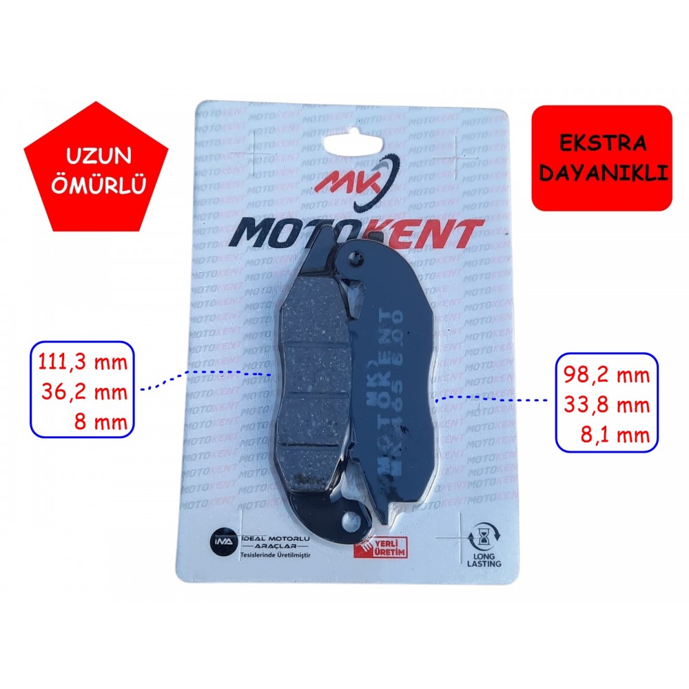 HONDA PCX 125 &Ouml;N FREN DİSK BALATASI (2021-....) SFA693 FA465 MTK