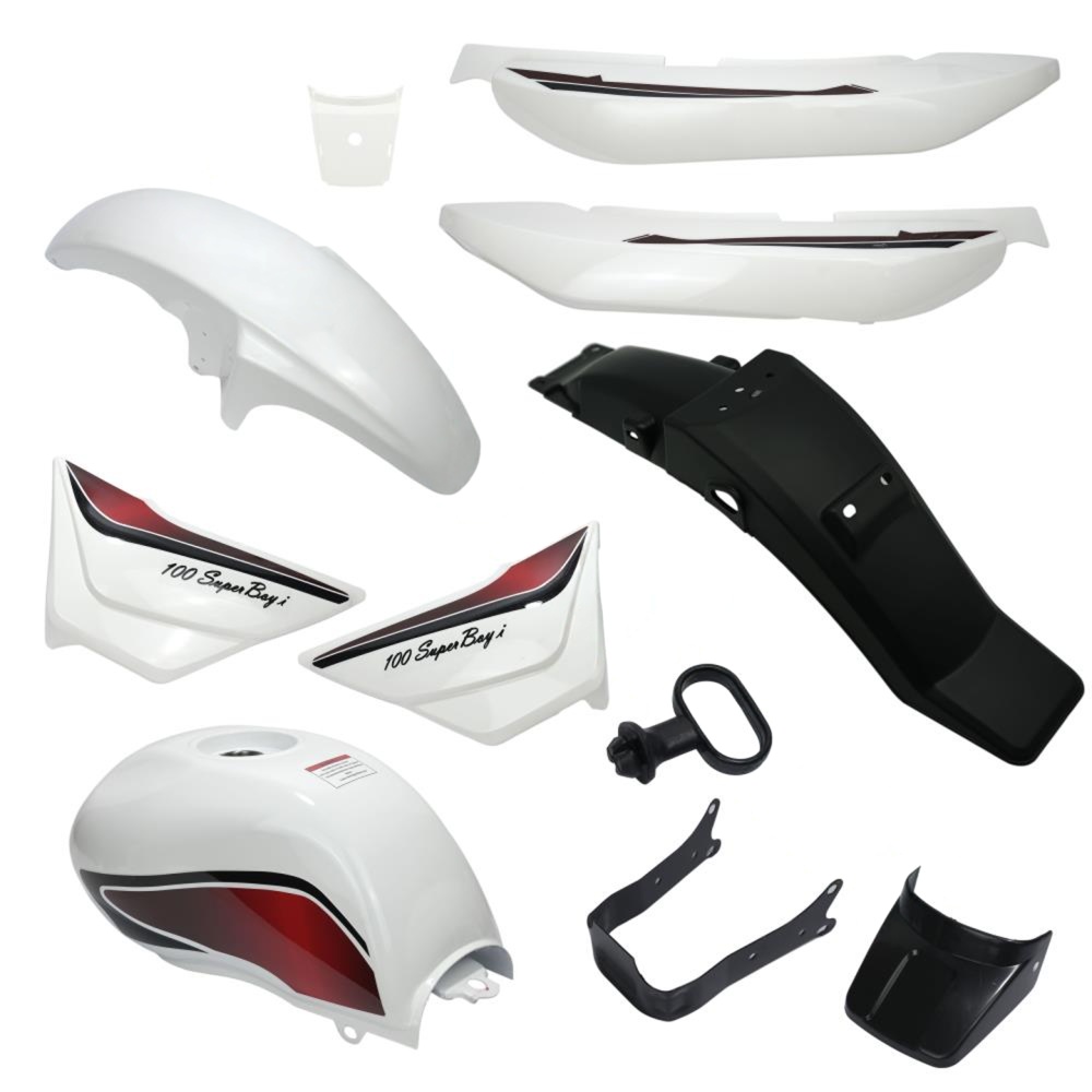 MG 100i SUPERBOY KAPORTA SETİ BEYAZ (ENJEKSİYONLU)