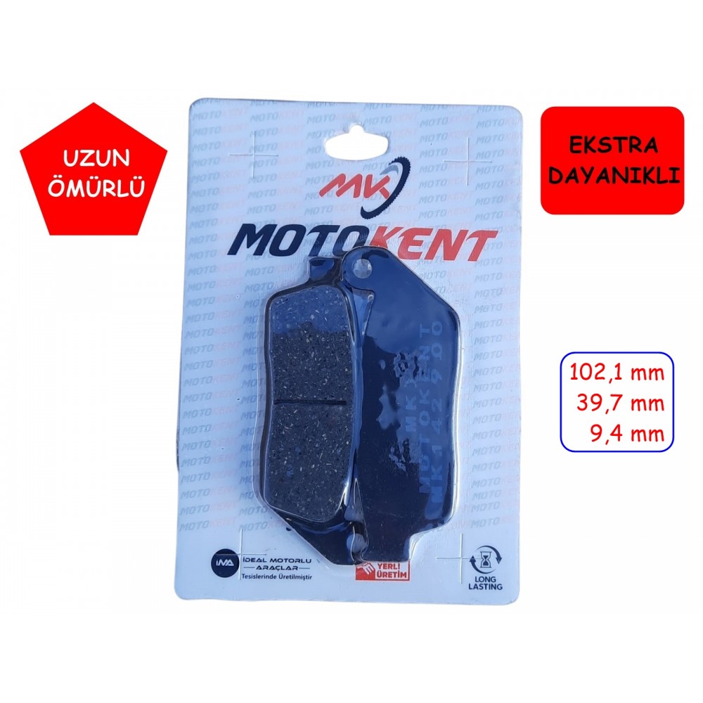 ÖN FREN DİSK BALATASI FA142 MTK XMAX 250 (2014-....) HONDA CBR 250-CB 650 SUZUKİ GW 250 İNAZUMA ÖN FREN DİSK BALATASI FA142 MTK XMAX 250 (2014-....) HONDA CBR 250-CB 650 SUZUKİ GW 250 İNAZUMA