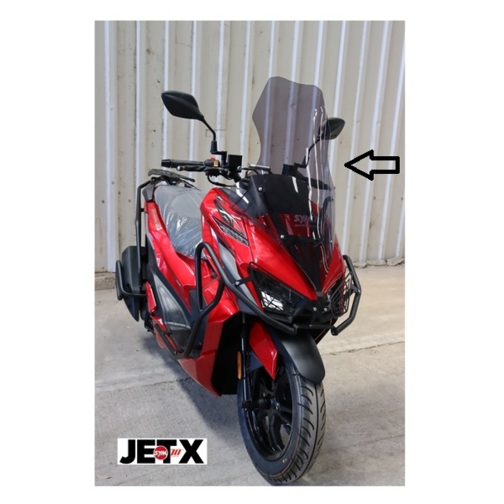 SYM JETX TCS 125 ABS E5 SIPERLIK RUZGARLIK TUR CAMI FARKLI ORTA