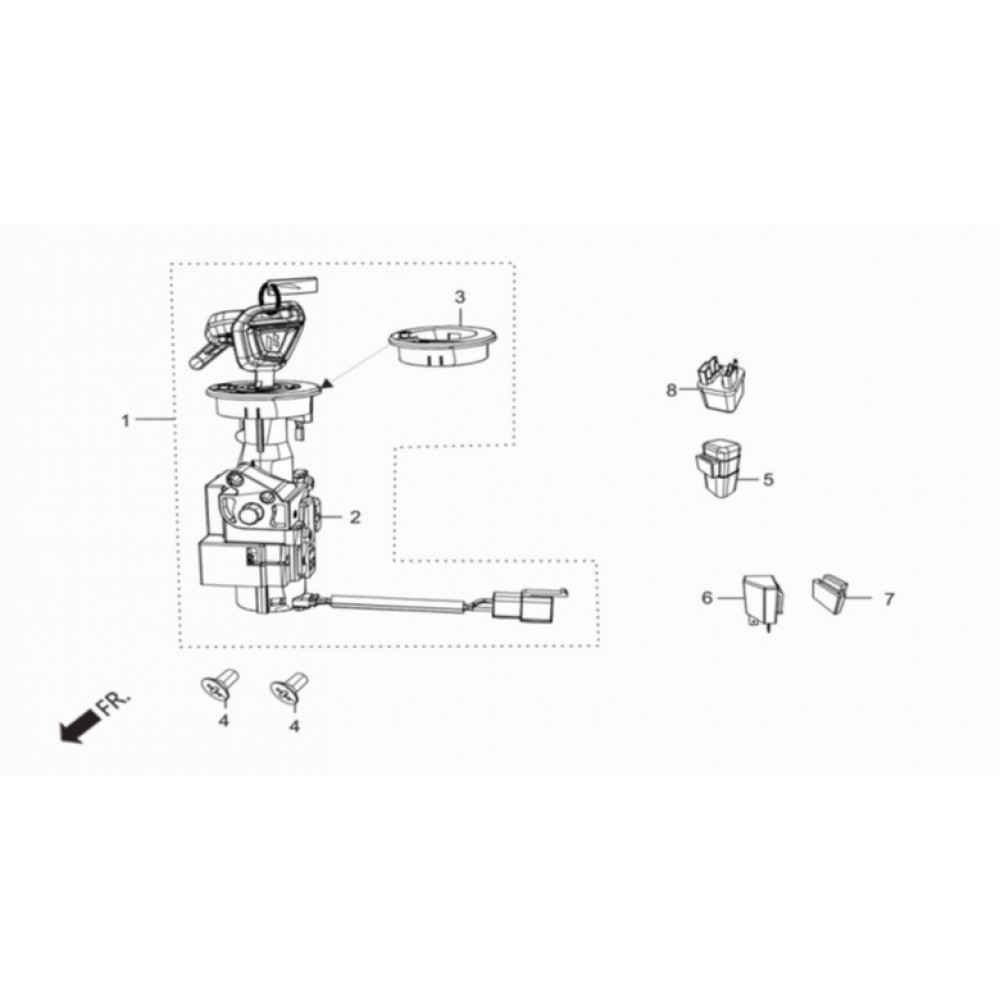 HERO DUET 125 KONTAK PLASTIGI HERO DUET 125 KONTAK PLASTIGI