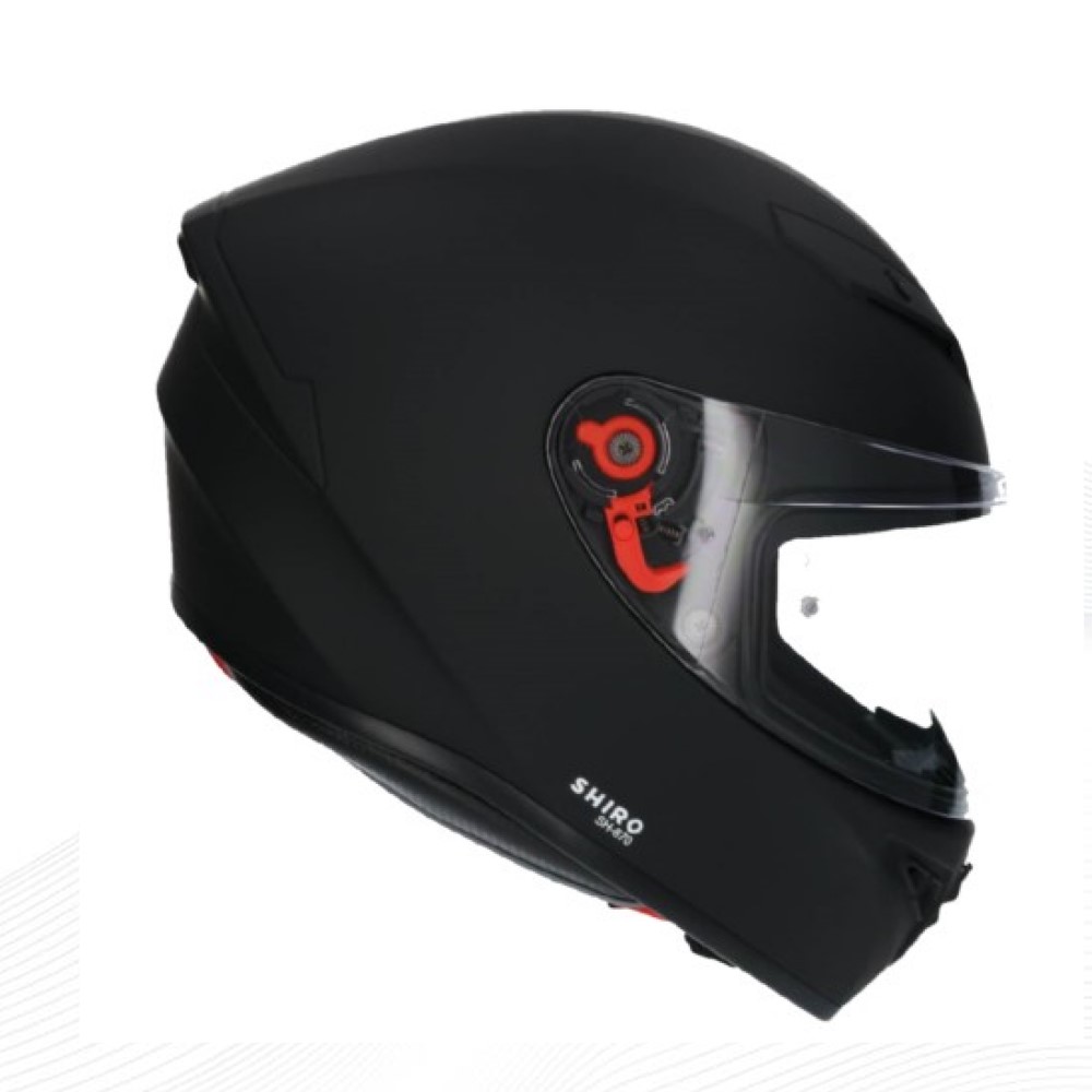 SHIRO KASK FullFace HUNTER M.C Mat Siyah L _L 5960