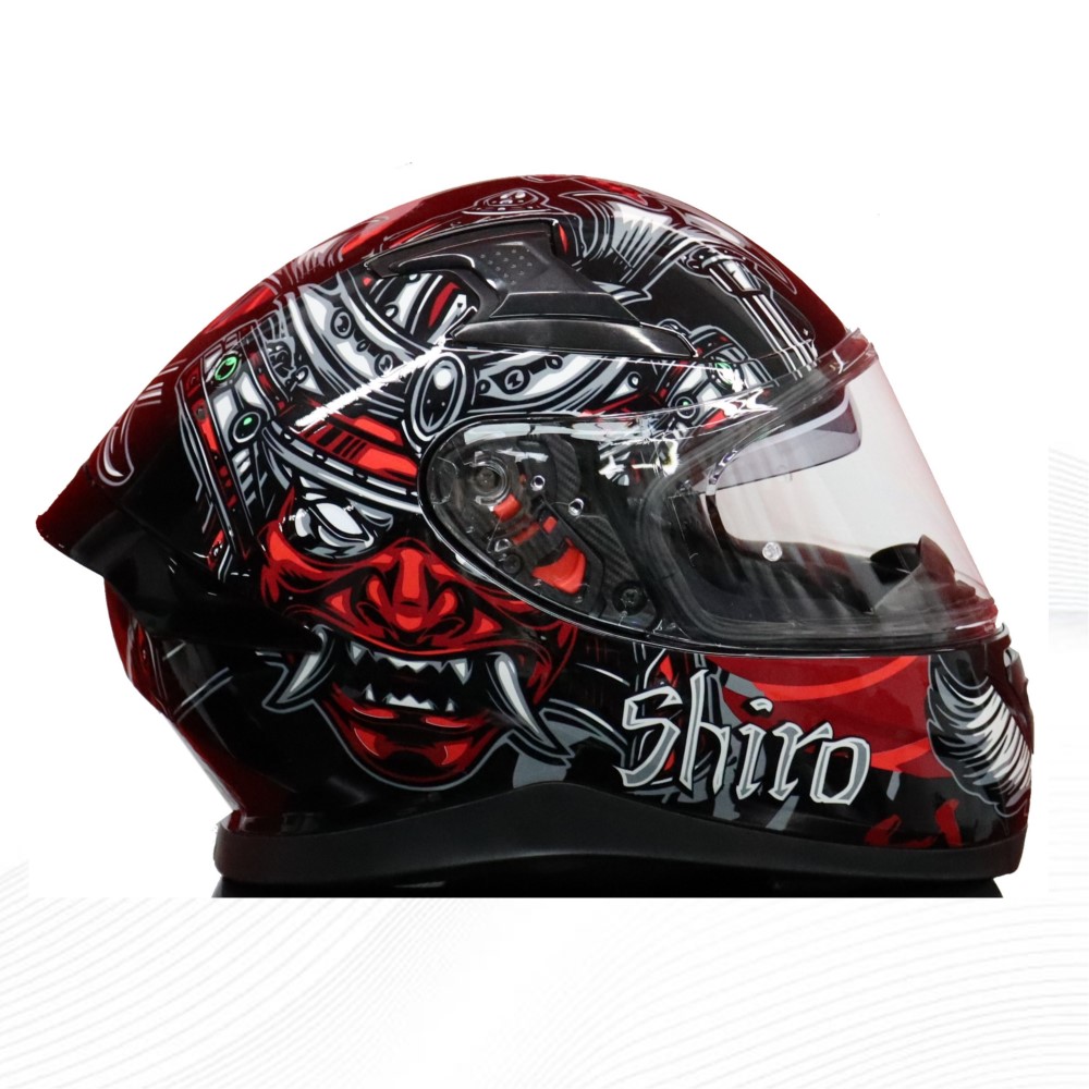 SHIRO KASK FullFace KATANA SAMURAI SV (Gozluklu) Grafik 2XL _2XL 6364