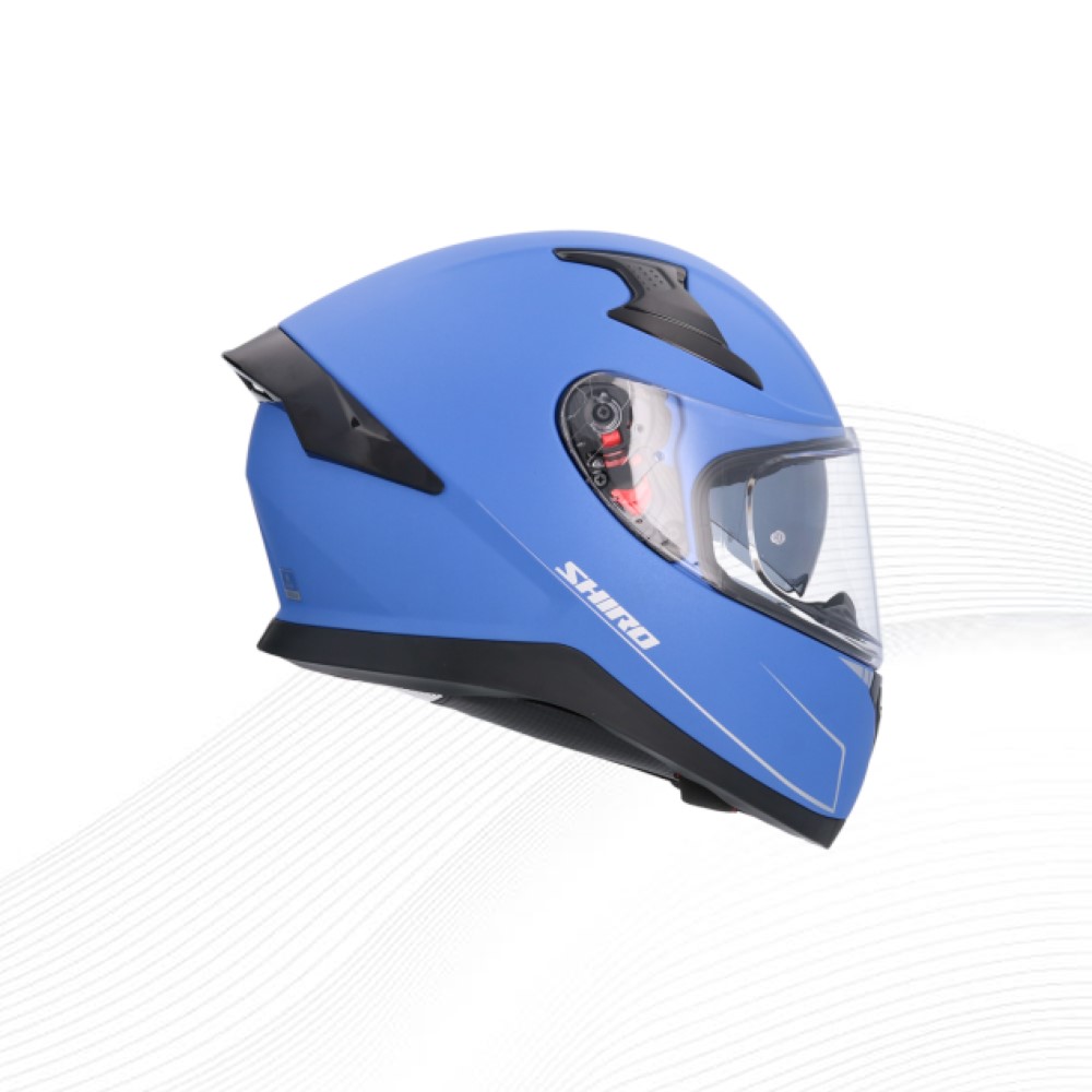 SHIRO KASK FullFace KATANA M.C SV (Gozluklu) Mat Mavi S _S 5556