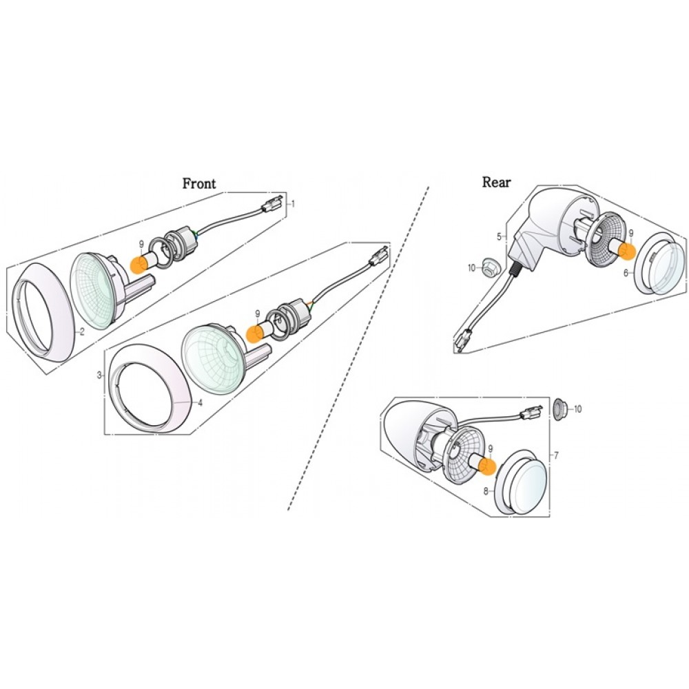 DAELİM YC 125 ON SINYAL SAG