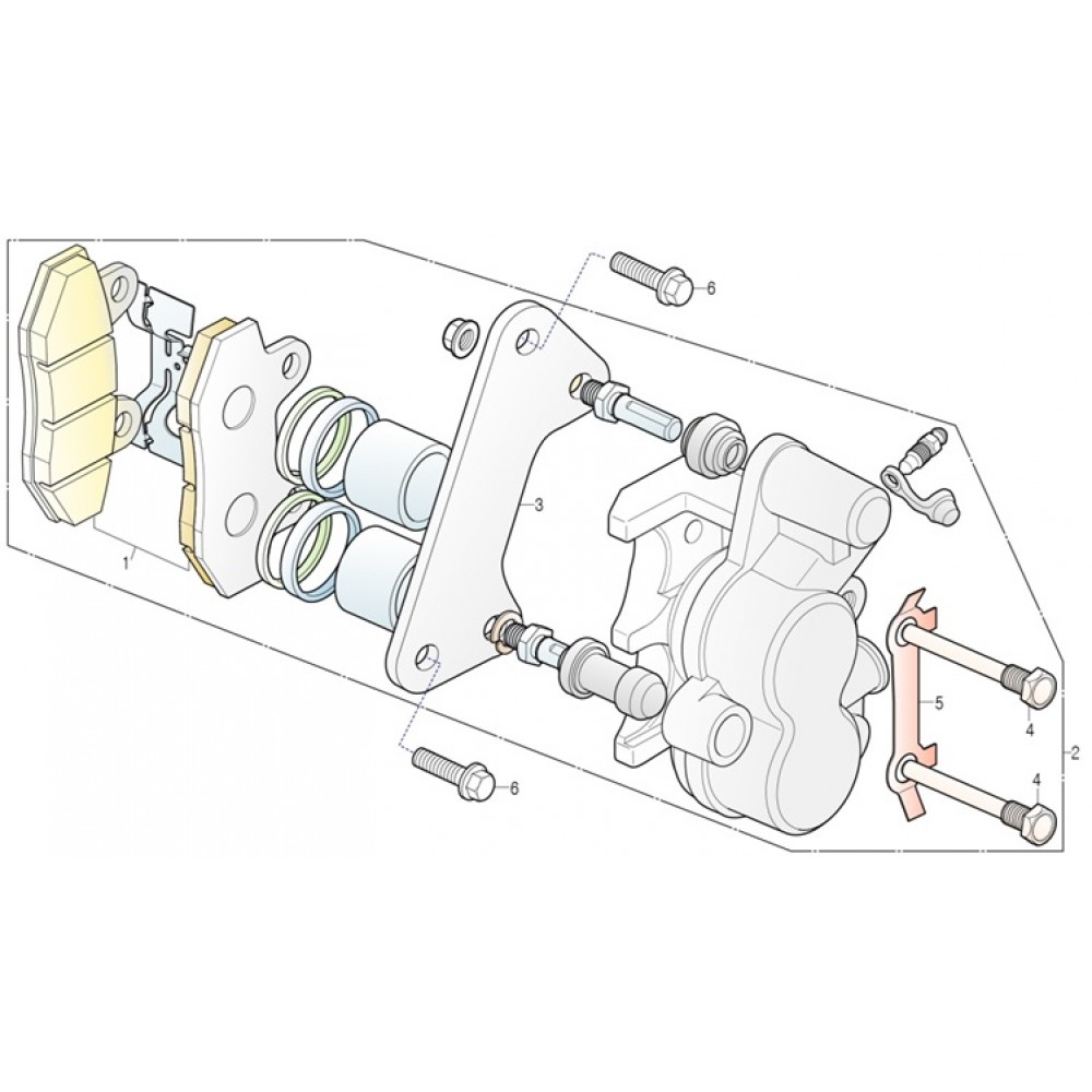 DAELİM YC 125 ON FREN BALATASI 