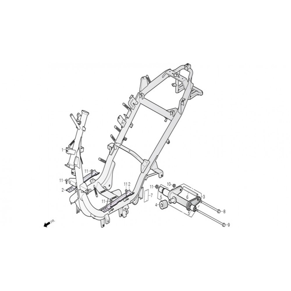 TS 50 DL50 BG ALT DOSEME BRAKETI