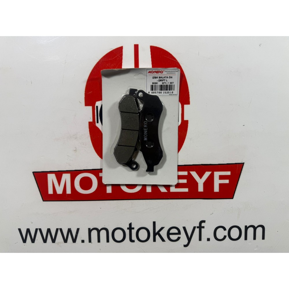 &Ouml;N FREN DİSK BALATASI (CBS) MH 125 L DRİFT KD125 F KIDEN A